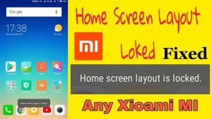 How to unlock home screen layout in Redmi