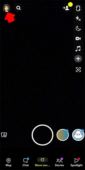 profile icon of Snapchat app